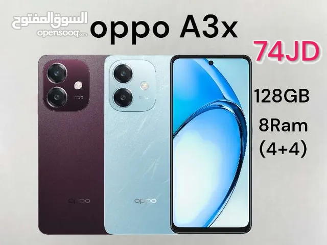 oppo A3x 128G 8Ram 4+4 أوبو الجديد مسكر a3 a 3 في لكرتونة a3x A 3