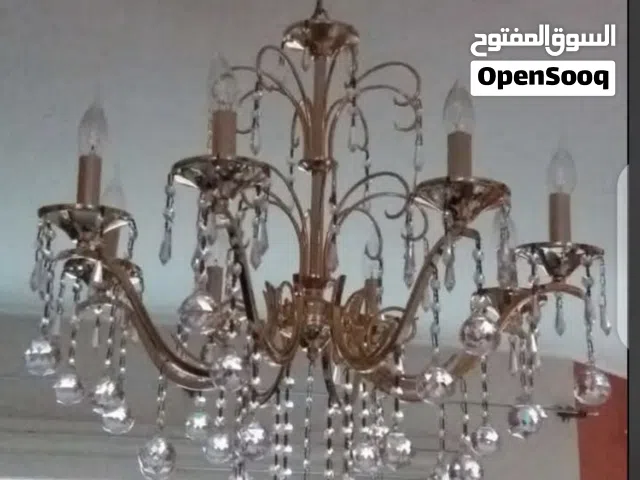 نجفة جذيدة مذهبة 8 ذراع