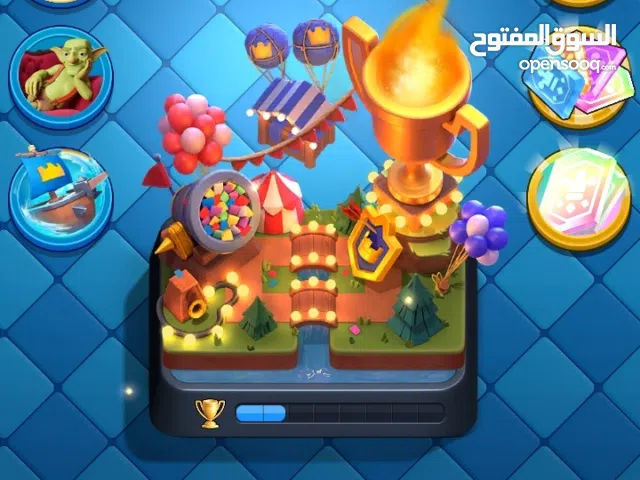 حساب كلاش رويال لفل 48 - ساحة 21 - جميع البطاقات مفتوحة 121/121