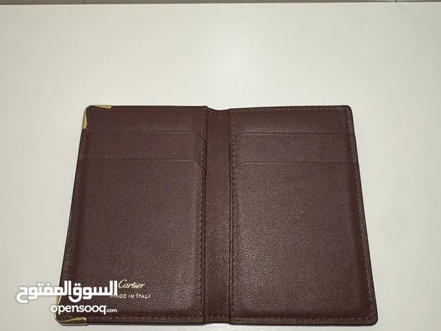4 CREDIT CARD HOLDER, MUST DE CARTIER, Brown Good Condition , Original Cartier Wallet