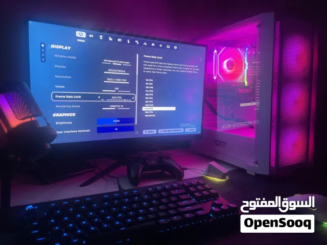 Gaming pc مستعمل شهر فقط RTX 5060 and 16Gb DDR5