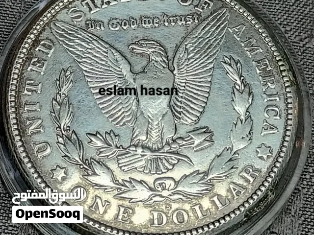 نوادر الولايات المتحده الامريكيه دولار مورجان 1921 حرف (s)