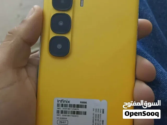 انفينيكس هت ستين برو بلس رام16 ذهبي بحالة ممتازة وذاكرة 256 جيجابايت - عمر أقل من سنة