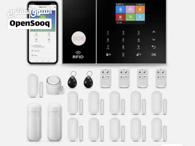اجهزة امان منزل وانذارات مع شاشة