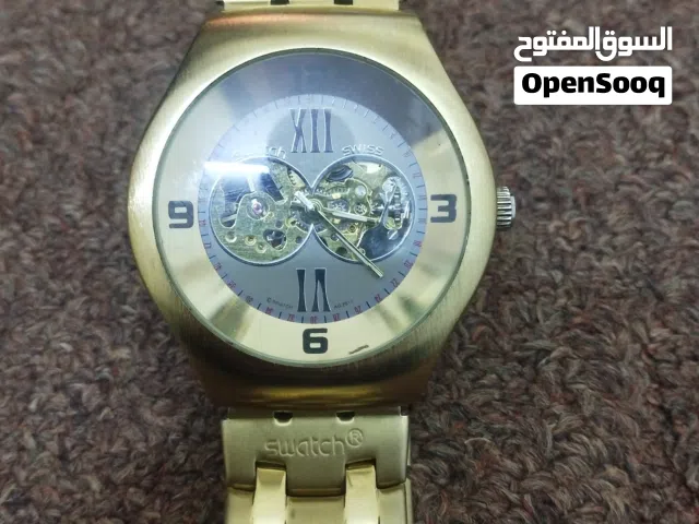 ساعة يد نوع سواتش جولد فخمة بحال الوكالة