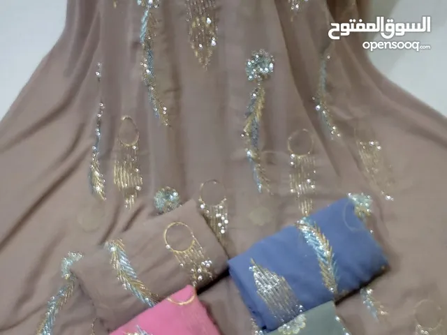 درع عرائسي مطرز كرستال سلفر