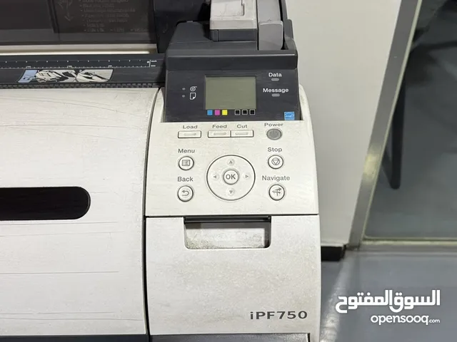 طابعة كانون ipf750 مستعملة بحالة ممتازة