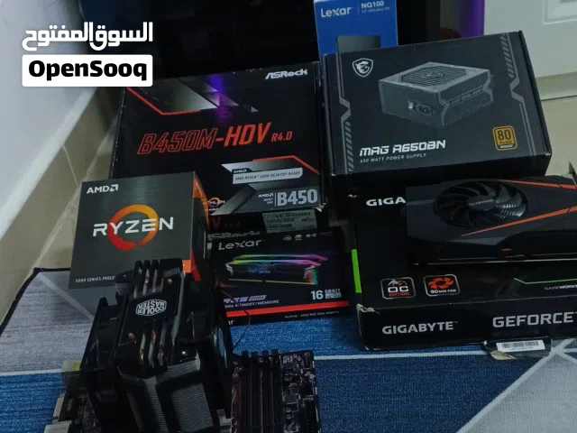كمبيوتر + قطع كمبيوتر إضافية Gaming pc