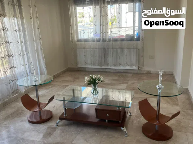 طقم طاولات صالون (طاولة وسط مع طاولتين جانبية)