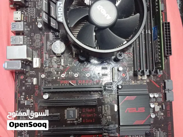 AMD RYZEN 5 2600X ,ASUS PRIME B350-PLUS , CRUCIAL 8GB RAM DDR4 (CPU,MB,RAM ONLY) - SERIOUS BYR