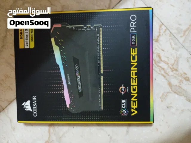 للبيع رامات Corsair Vengeance RGB Pro DDR4 32GB 3600MHz أحترافية  (صيد ثمين)