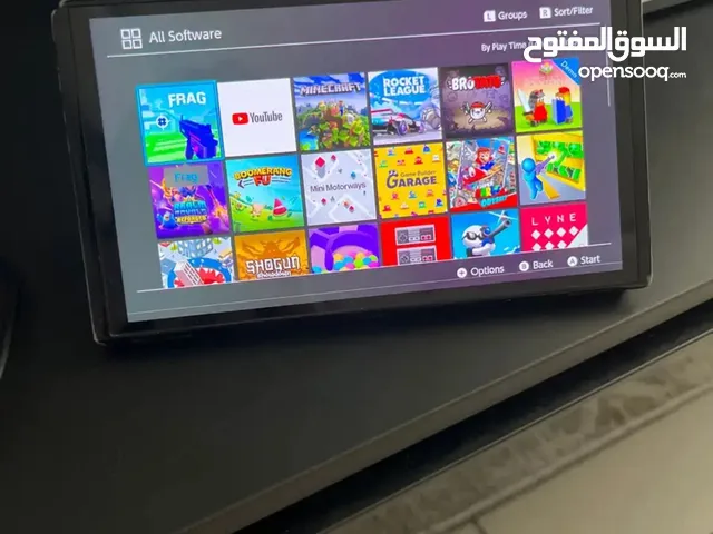 نينتيندو سويتش اولد مع العاب قيمتها 400 و حساب حلو سعر