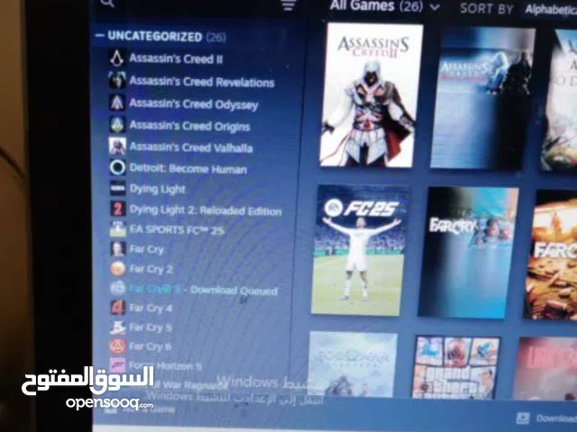 حساب ستيم عليه 26 لعبة غالية