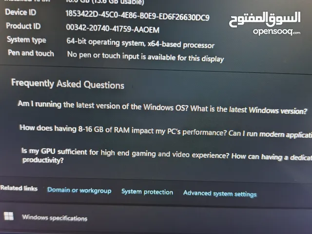 HP CORE I5 11 GEN 16 RAM, 1000 SSD