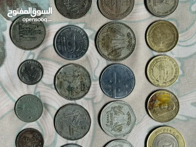 Different countries rare old coins