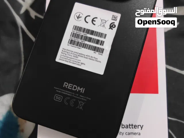 للبيع ردمي 15برو فايف جي اخو الجديد ذاكره 256ورام 12