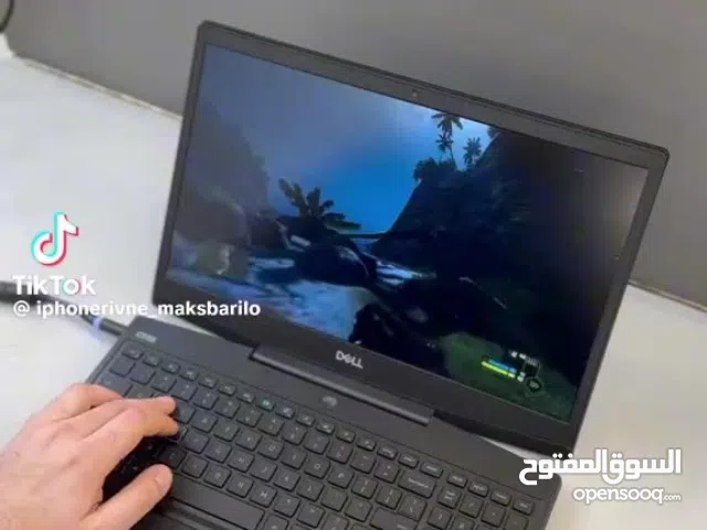 Laptop Dell G5 Core i7-10750 H  لابتوب ديل Core i7-10750 H للألعاب والبرامج الهندسية الثقيلة