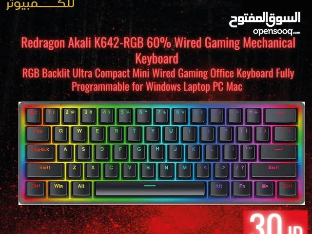Redragon Akali K642-RGB 60% Hot-Swappable