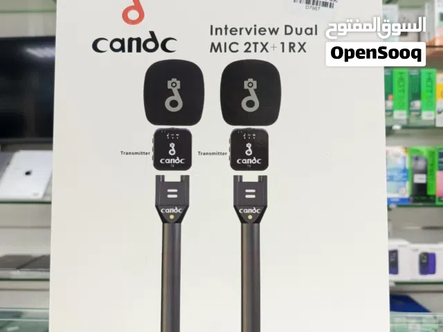 NEW CANDC DUAL WIRELESS MICROPHONE 2TX + 1RX