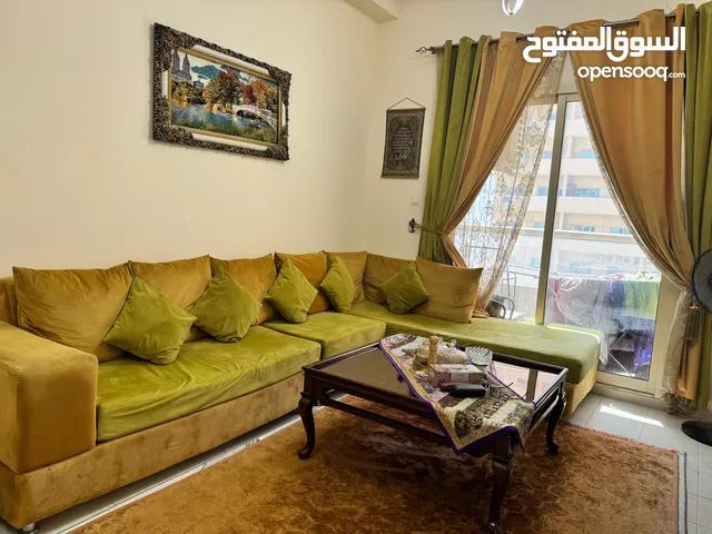 L Shape 7 seater comfortable and stylish sofa along with matching curtains for urgent sale