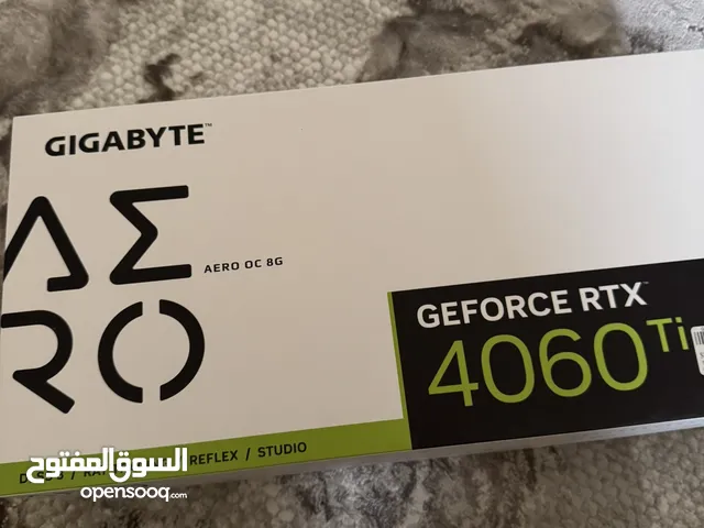 كرت شاشة RTX 4060ti white للبيع