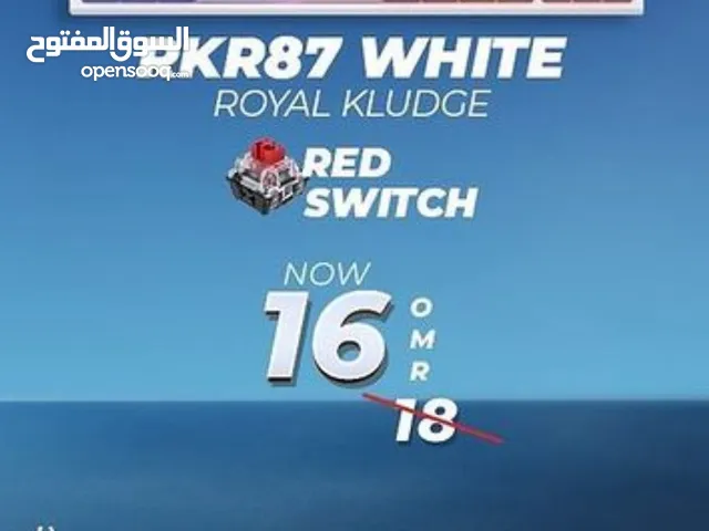 كيبورد RKR87 Royal kludge red switch