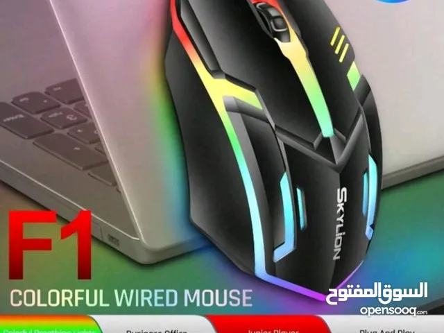 ماوس سلكي3 مفاتيح واضاءه ملونه للالعاب والمكتب متوافق مع نظامي م كروسوفت ويندوزو وابل اي او اي اس