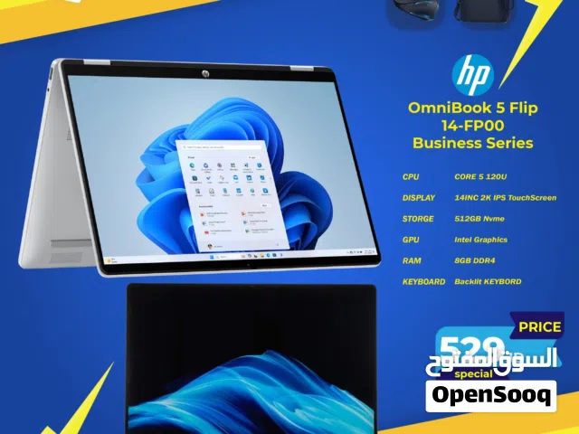 لابتوب اتش بي كور 5 Laptop HP Core 5 Touch Screen بافضل الاسعار