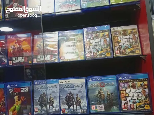 سيديات بلايستيشن فور و فايف جديد و مستعمل