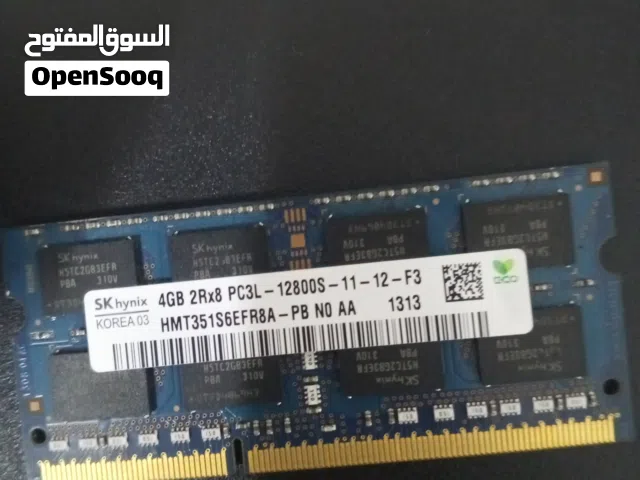 رام لابتوب SK hynix 4GB DDR3L 1600MHz مستعملة