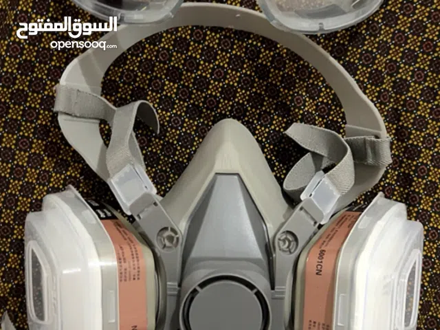 قناع تنفّس كامل احترافي بفلترين (Full Face Respirator)