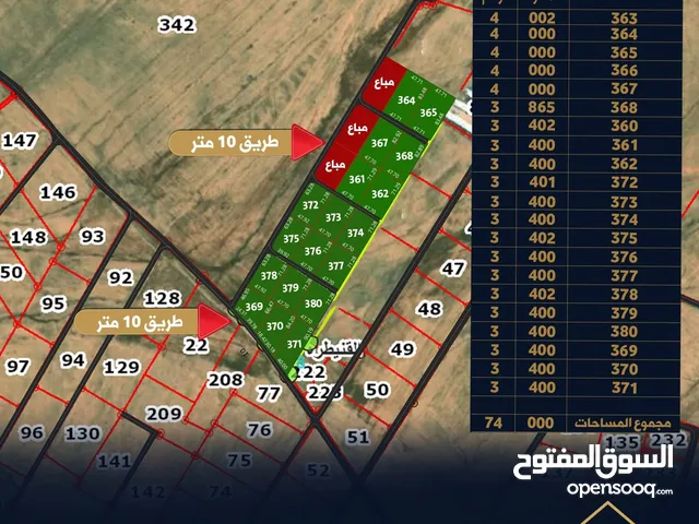 للبيع أرضي مميزة في جنوب عمان بالقنيطرة – موقع استثماري مميز بالقرب من مطار الملكة علياء