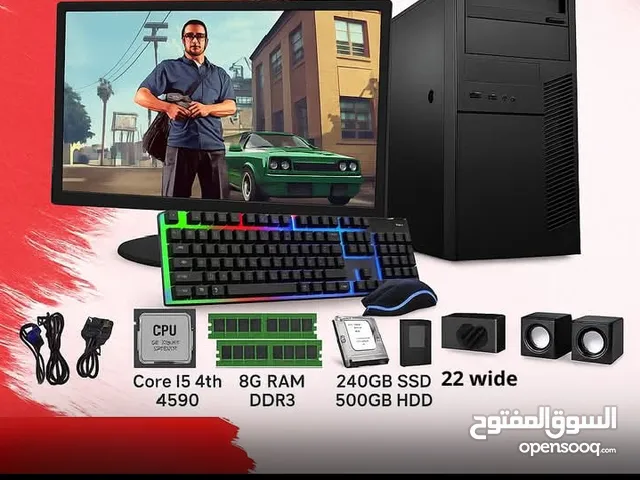 كمبيوتر جديد يأتي مع سماعه راس وا لوحة المفاتيح أو فار