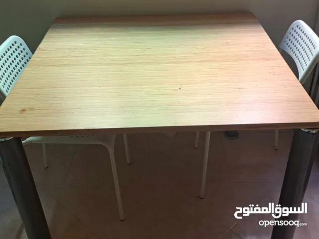 طاولة سفرة خشب متر × متر