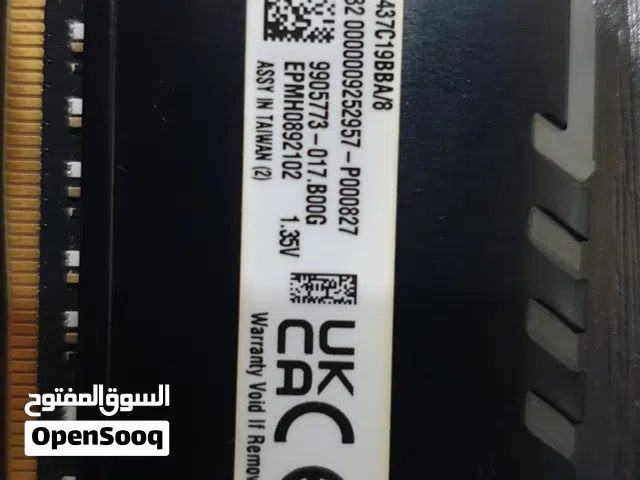 (2x 8GB) HyperX FURY RGB  (DDR4-3733)