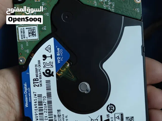 هارد 2 تيرا WD blue للبيع نظيف جدا 100% اشتغل 219 يوم كما موضح بالصور ينفع داخلي خارجي بلايستيشن