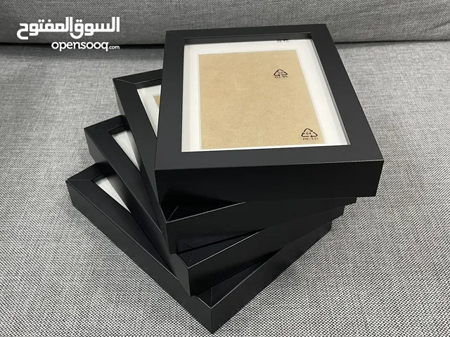 Four New Wooden Frames Black Color 20 cm x 15 cm Made in Poland
