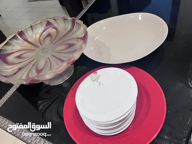 طقم ستاند وصحون كيك . عدد 7 بايركس . سخان طعام كهربائي