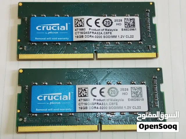 RAM 32GB DDR4 3200 MHz Laptop Memory