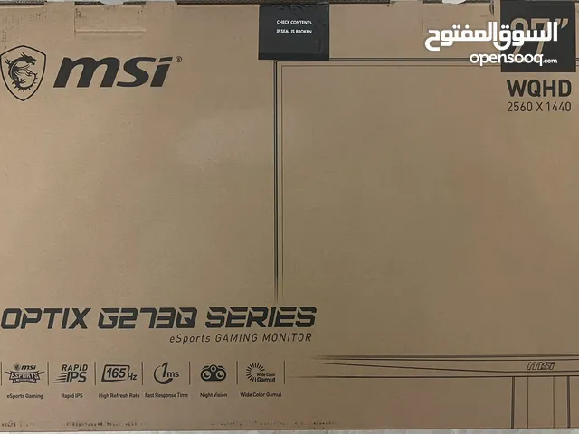 27" MSI monitors for sale  in Tripoli