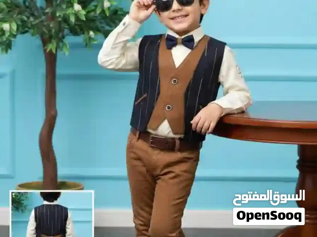 دلّلي أناقته اليوم... وامنحيه طقماً يجعله نجم كل مناسبة!   طقم بدله ولادي  يتميّز بتنسيق راقٍ