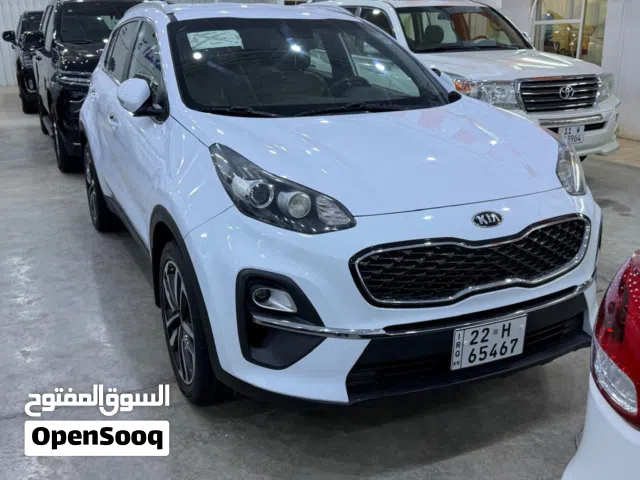 كيا سبورتج خليجيه موديل 2021 سياره بحاله الوكاله بيها فقط حالوب خفيف فقط بالسونار يبين ماشيه 97 كليو