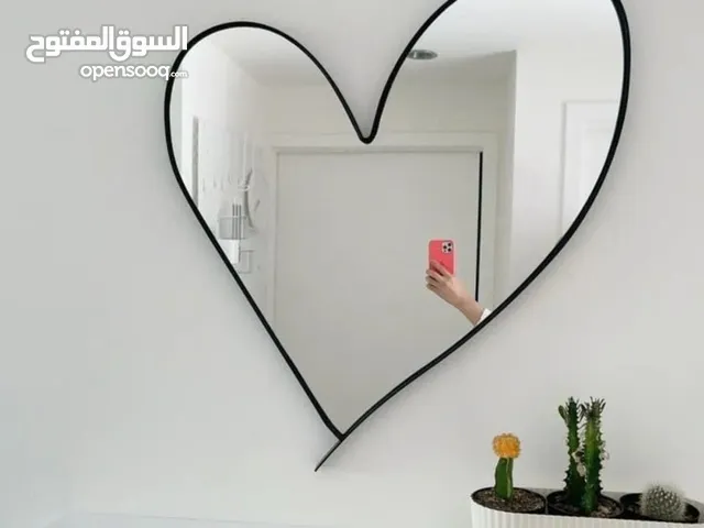 تفصيل مرايا وزجاج جميع الاحجام والاشكال  شطف و فرز و برم