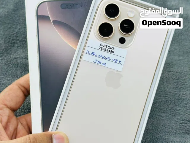 iPhone 16 pro- 256 GB - 98% BH - Smooth phones