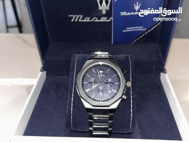 Maserati Stile 45mm Chronograph – Blue Dial – Stainless Steel – Brand New