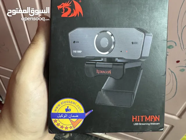 Cam Redragon GW800 1080P Webcam with Built-in Dual Microphone 360-Degree Rotation