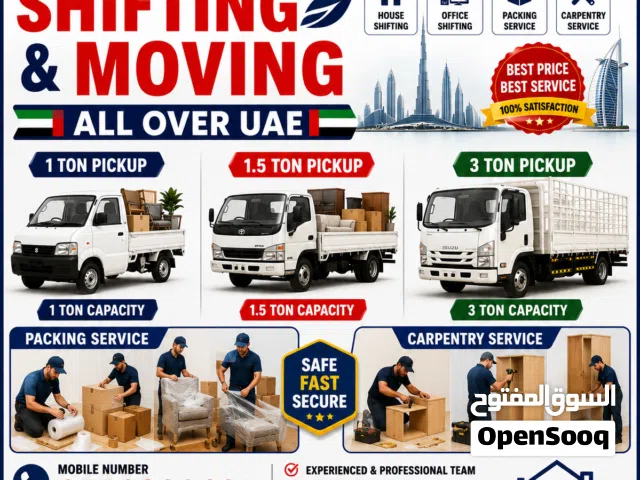 Yaseen Shifting & Moving Services All Over UAE