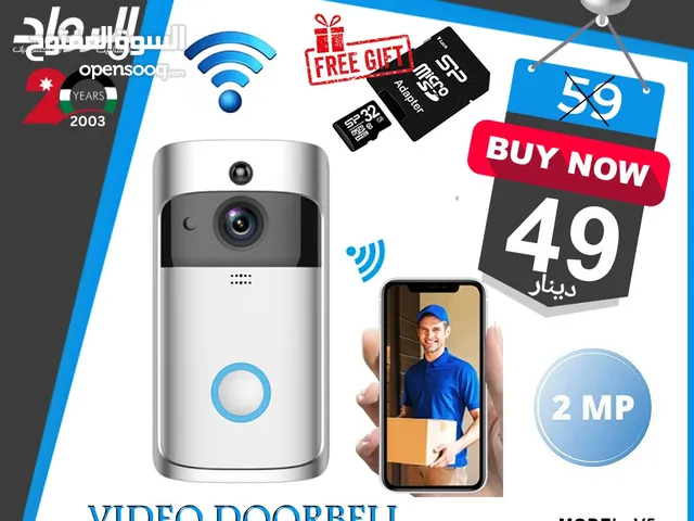 جرس باب بفيديو  video doorbell نوعية جدا ممتازة مع ميموري كارد هدية - عروض خاصة وحصرية