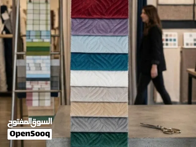 أقمشة مخمل مطرز ذات جودة عالية بألوان متعددة  لتنجيد الكنب والفرشات منسوجات ذات خامة عالية الجودة