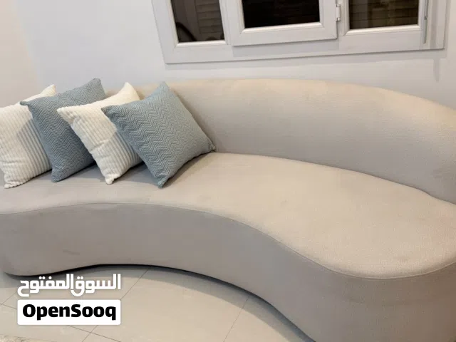 كنبة طول 250 سم شكل مقوس
